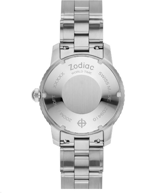 Zodiac Super Sea Wolf GMT World Time automático