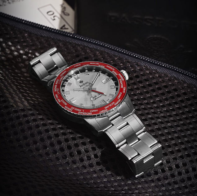 Zodiac Super Sea Wolf GMT World Time automático