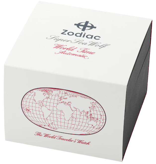 Zodiac Super Sea Wolf GMT World Time automático
