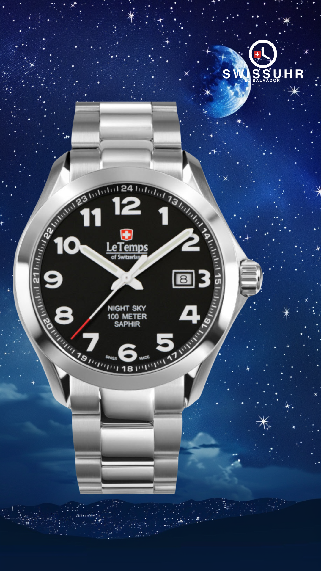 Le Temps Sport Elegance Gent Night Sky 316L 43mm