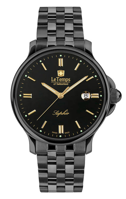 Le Temps Zafira Gent PVD negro 316L 41mm