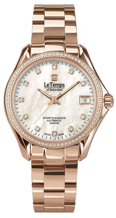 Le Temps Automático Sport Elegance Lady color oro rosa PVD