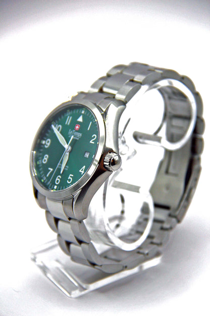 Le Temps Air Marshal verde 316L 43mm