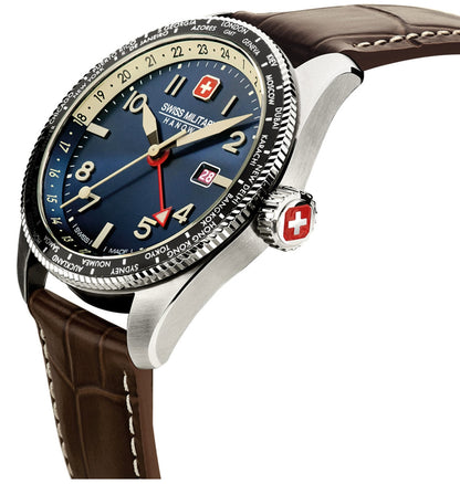 Swiss Military GMT marrón 42mm