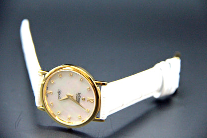 Le Temps  Zafira Slim Saphir Dorado PVD 34mm